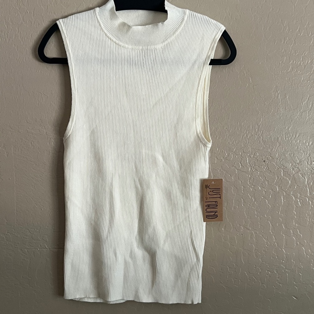 NWT Cream Turtle Neck
